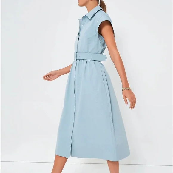 Slate Blue Chloe Dress - Picture 3 of 12